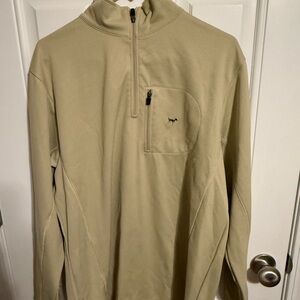 Southern Point Khaki Quarter Zip Pullover - XXL